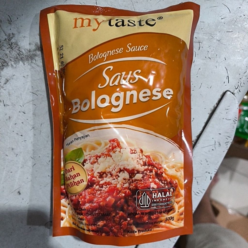Saus Bolognese My Taste / Bolognese Sauce My Taste 500gr