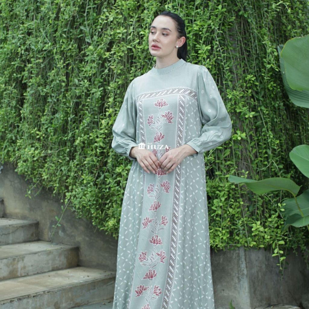 BATIK HUZA - GAMIS BATIK WANITA GAMIS QUENNIE