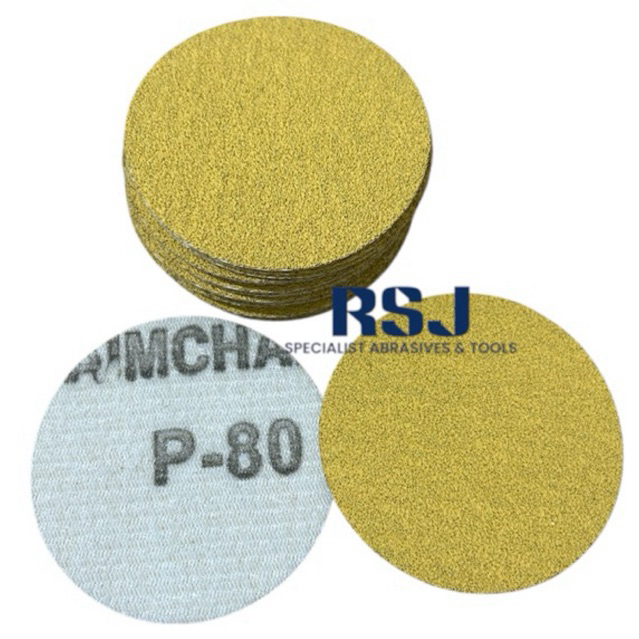 10 pcs-amplas bulat 2 inch Gold Aimchamp