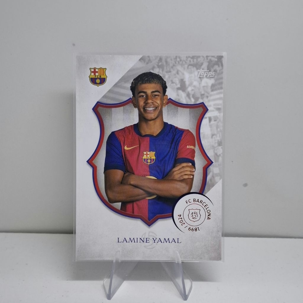 Kartu Bola Topps Barcelona 125th Lamine Yamal