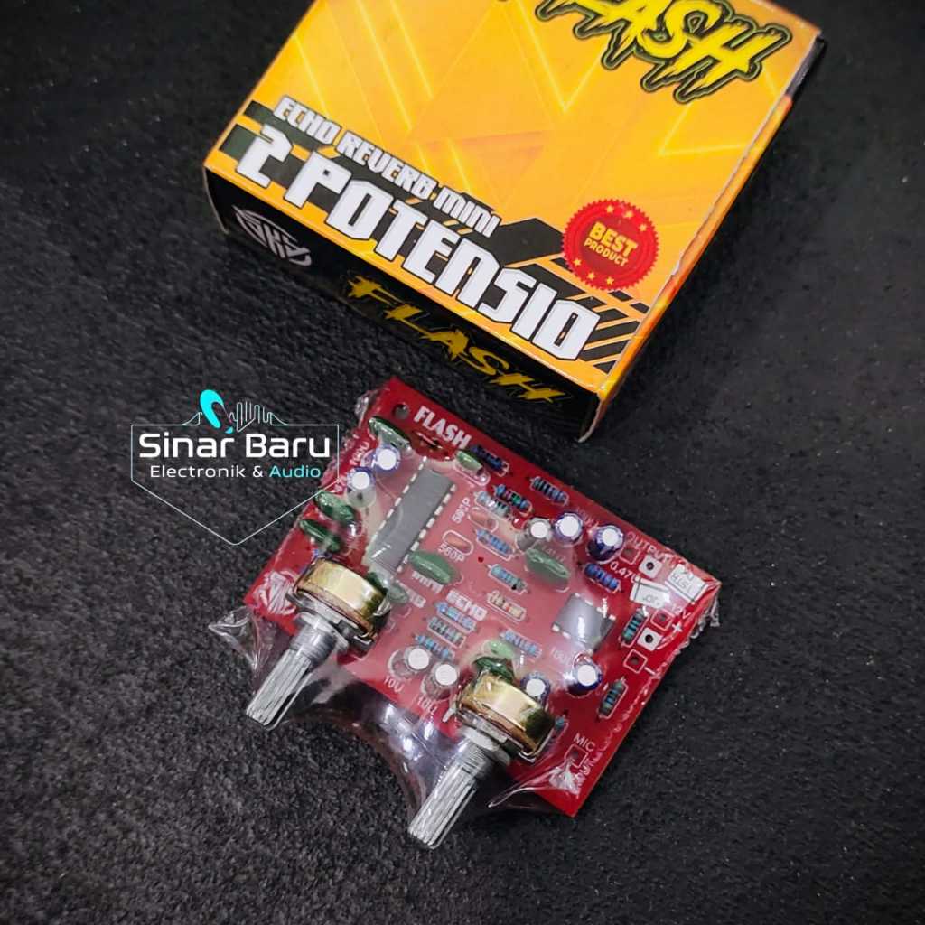 kit Tone Control Reverb Mini 2 Mic Potensio FLASH SKY