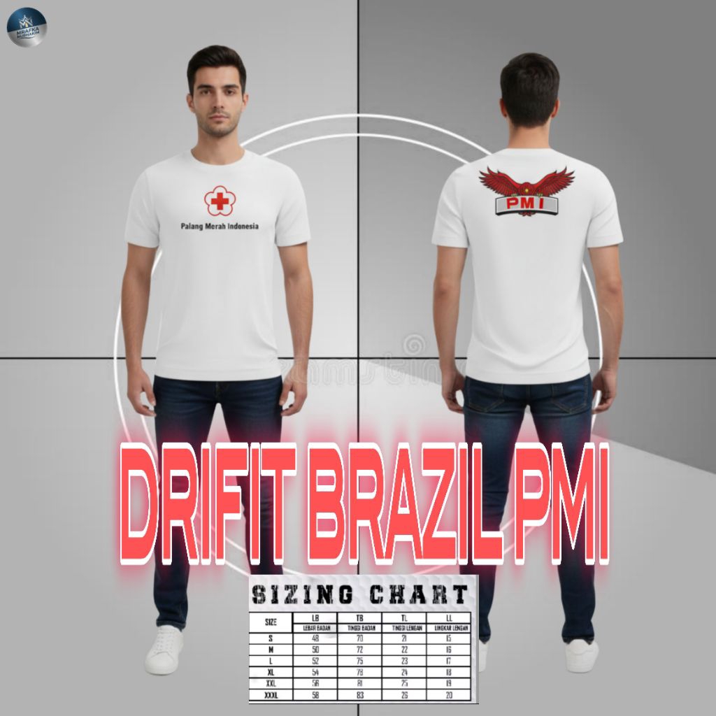 kaos drifit brazil dtf PMI