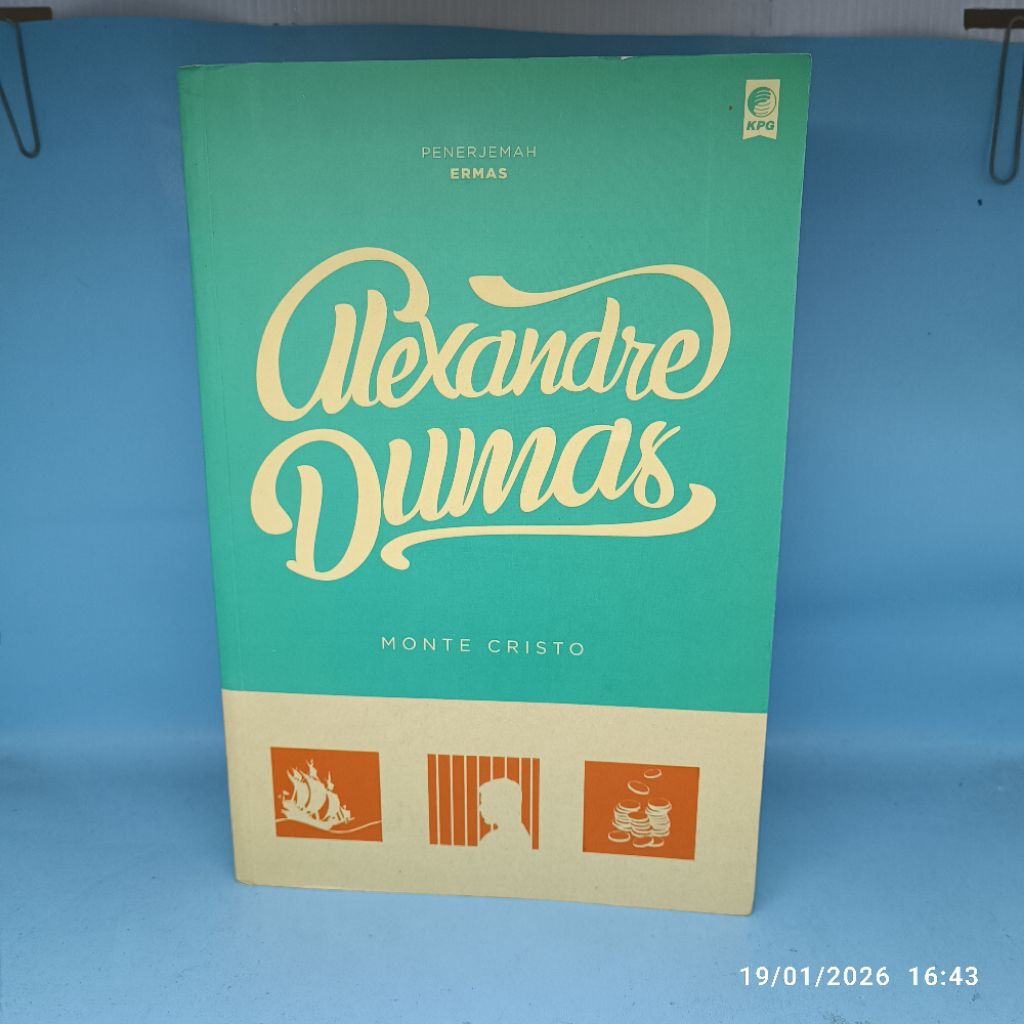 [ORIGINAL PRELOVED] Novel Klasik Seri Sastra Dunia Monte Cristo (KPG) - Alexandre Dumas