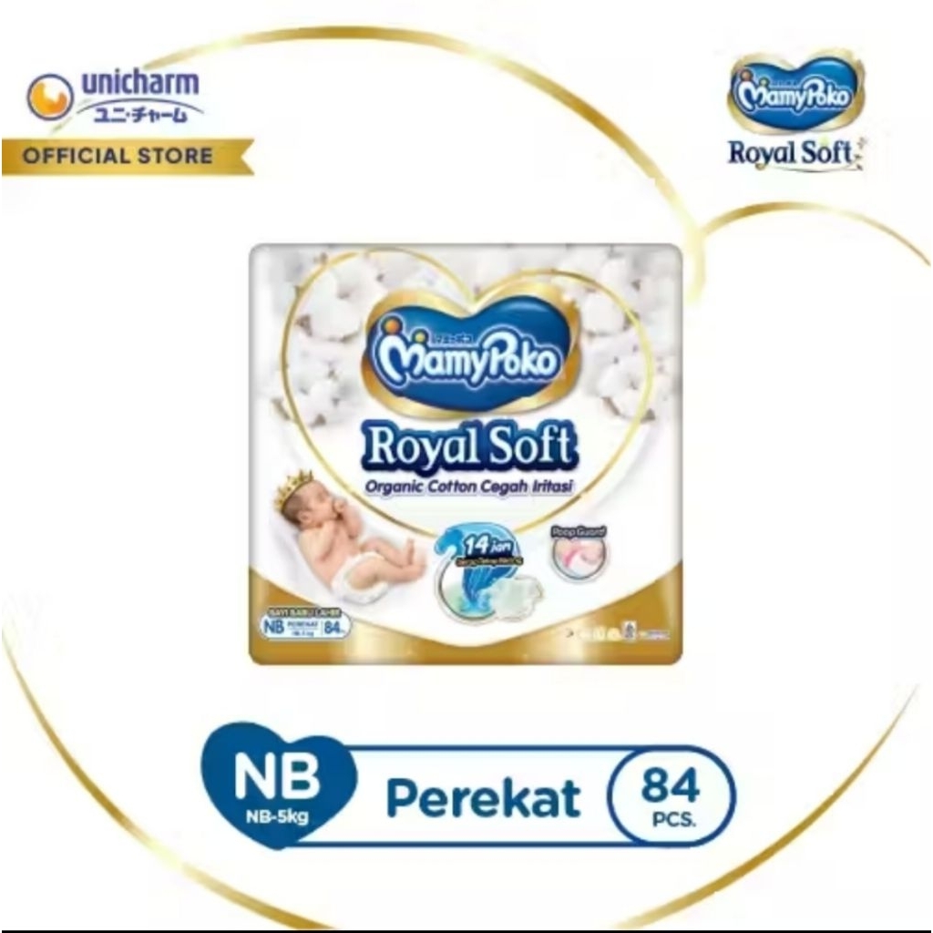 Mamypoko Royal Soft Newborn NB 84
