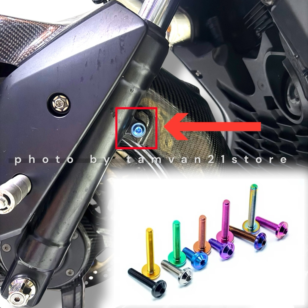 BAUT PENAHAN BOTTOM SHOCK DEPAN YAMAHA XMAX TITANIUM GR5