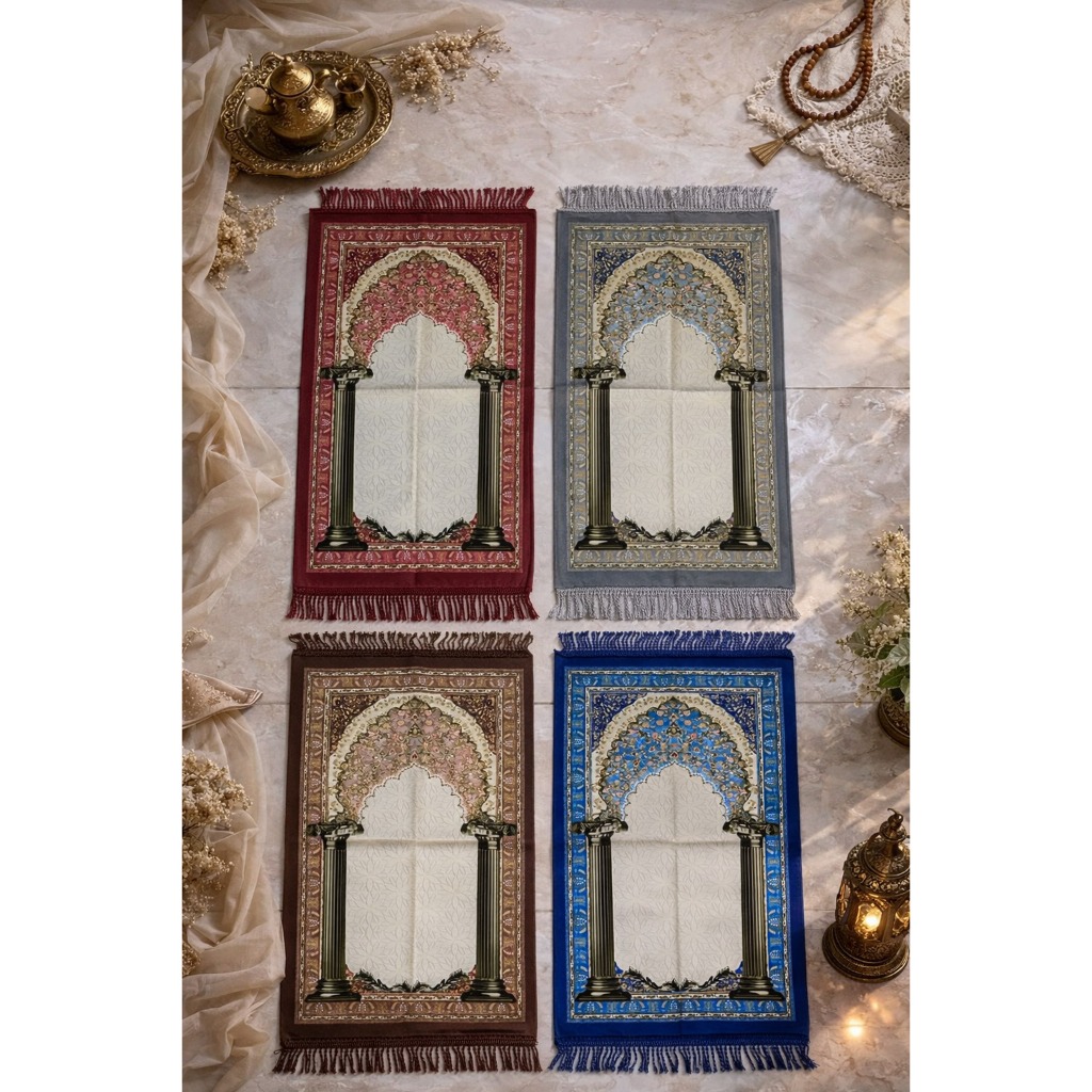 SEJADAH ANAK ARBAIN SUEDE / SEJADAH ANAK / SEJADAH MOTIF / SEJADAH ARBAIN / SEJADAH SHOLAT