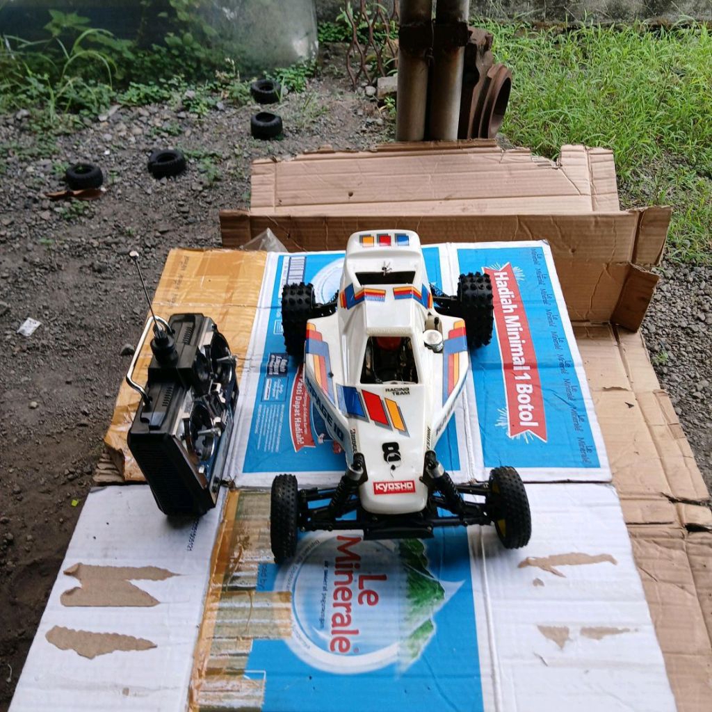RC KYOSHO RAMPAGE GP10 VINTAGE RTR(SANGAT LANGKA)