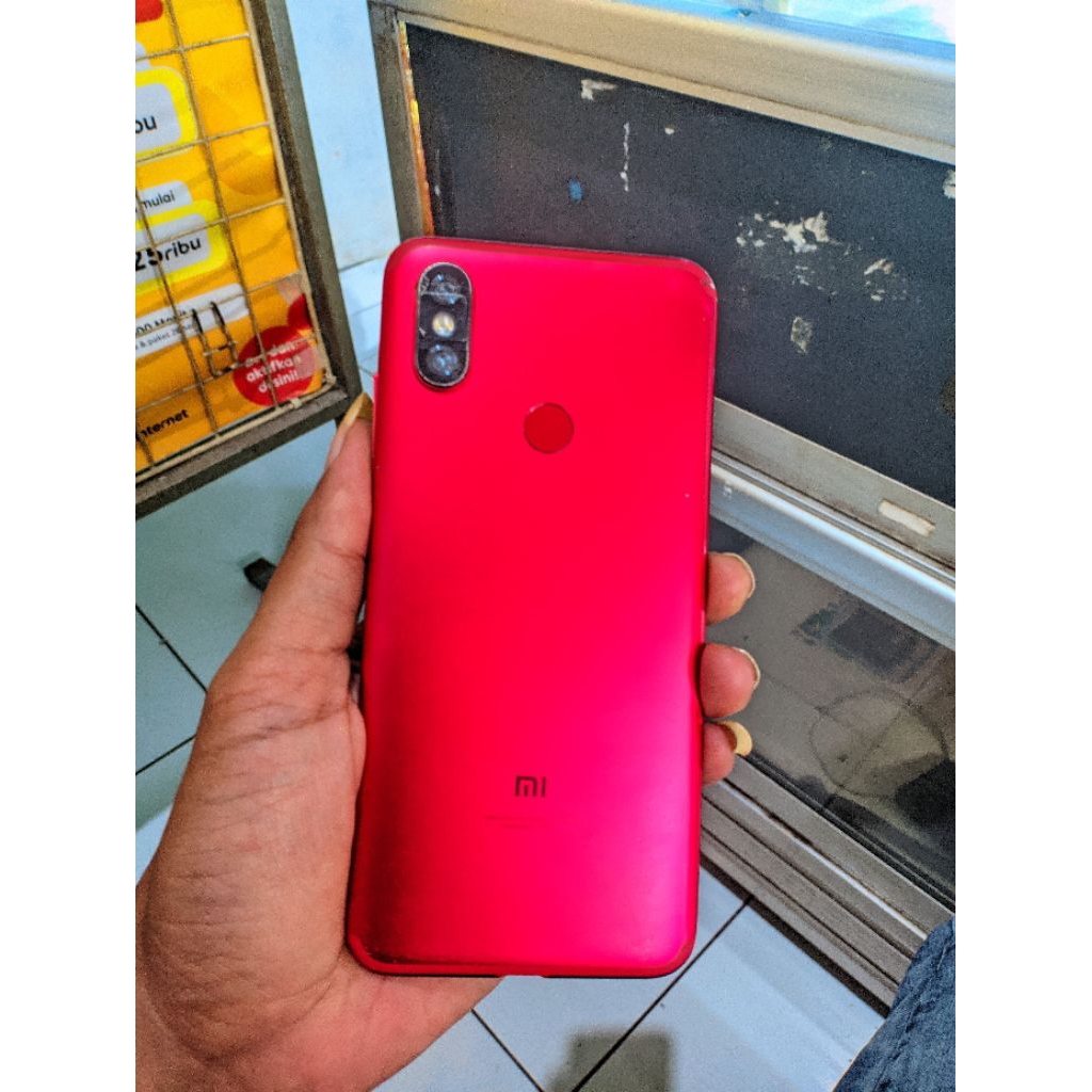 xiaomi mi6x ram 4/64 mines tc lcd retak normal