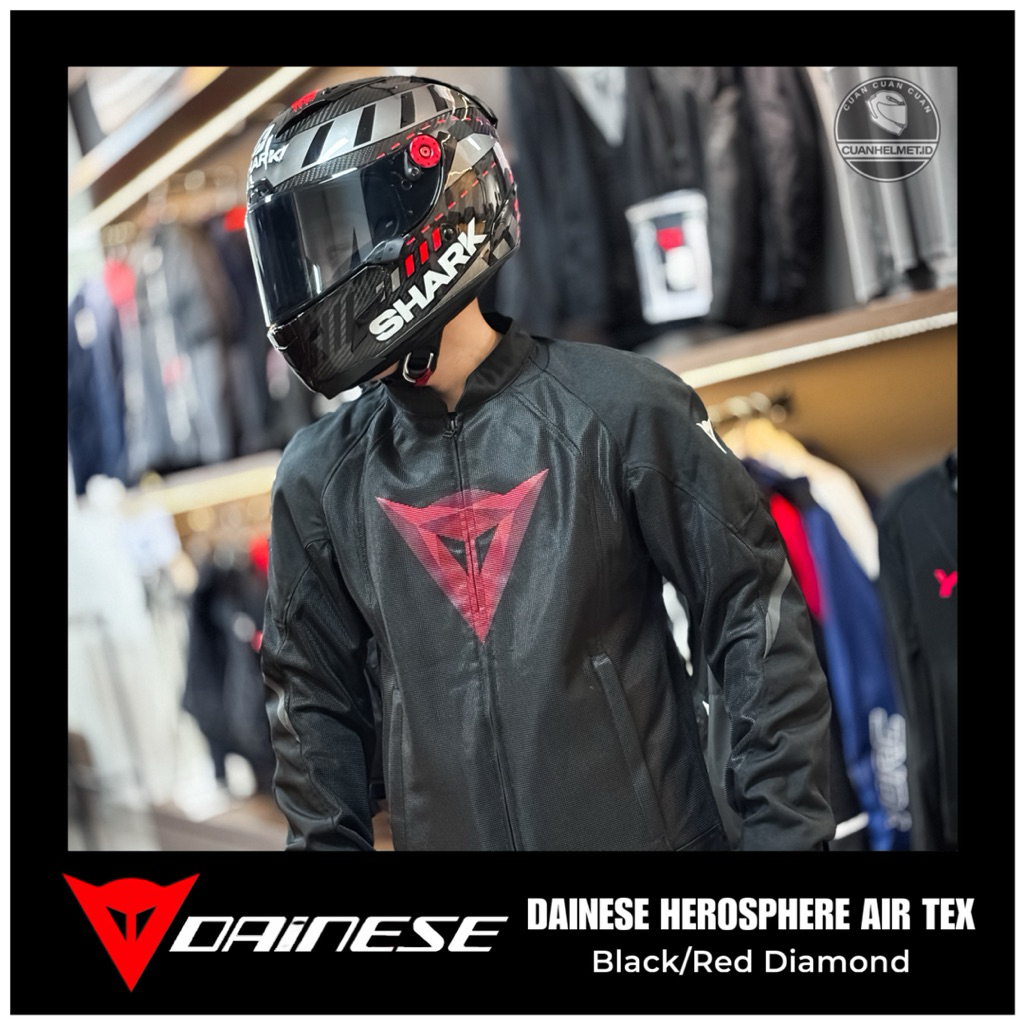 Dainese Herospere Air Tex Jacket / Jaket Motor Riding Protector