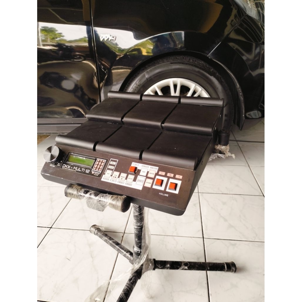 kendang elektrik 12 pad DKX tipe DTX 7 mode 1 pedal dess no delay dan respon bareng
