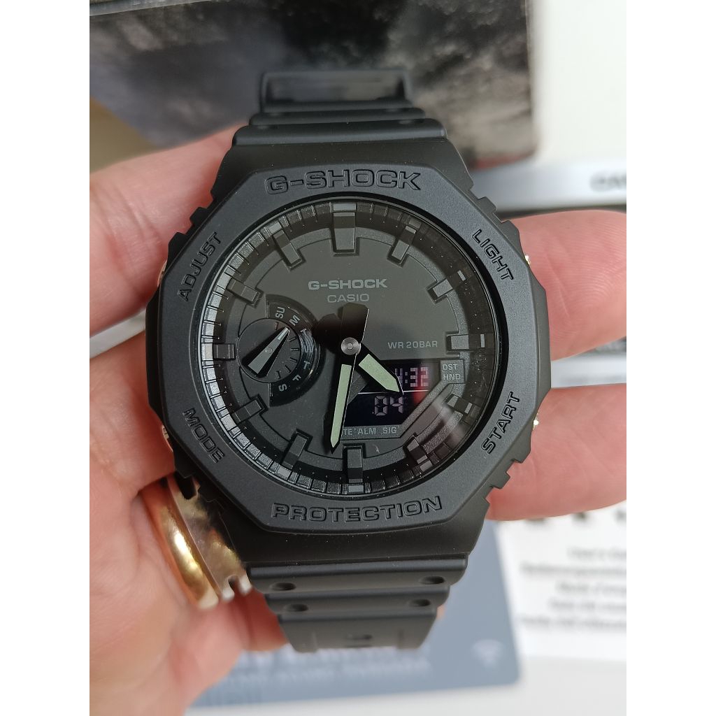 Casio G-Shock ga2100 1A1DR original bekas fullset sangat bagus cuma 3 kali pakai mulus