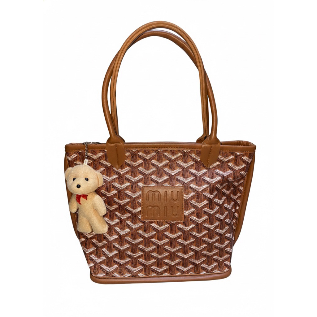 Tas Handle bag / tas jinjing Wanita miumiu-free boneka