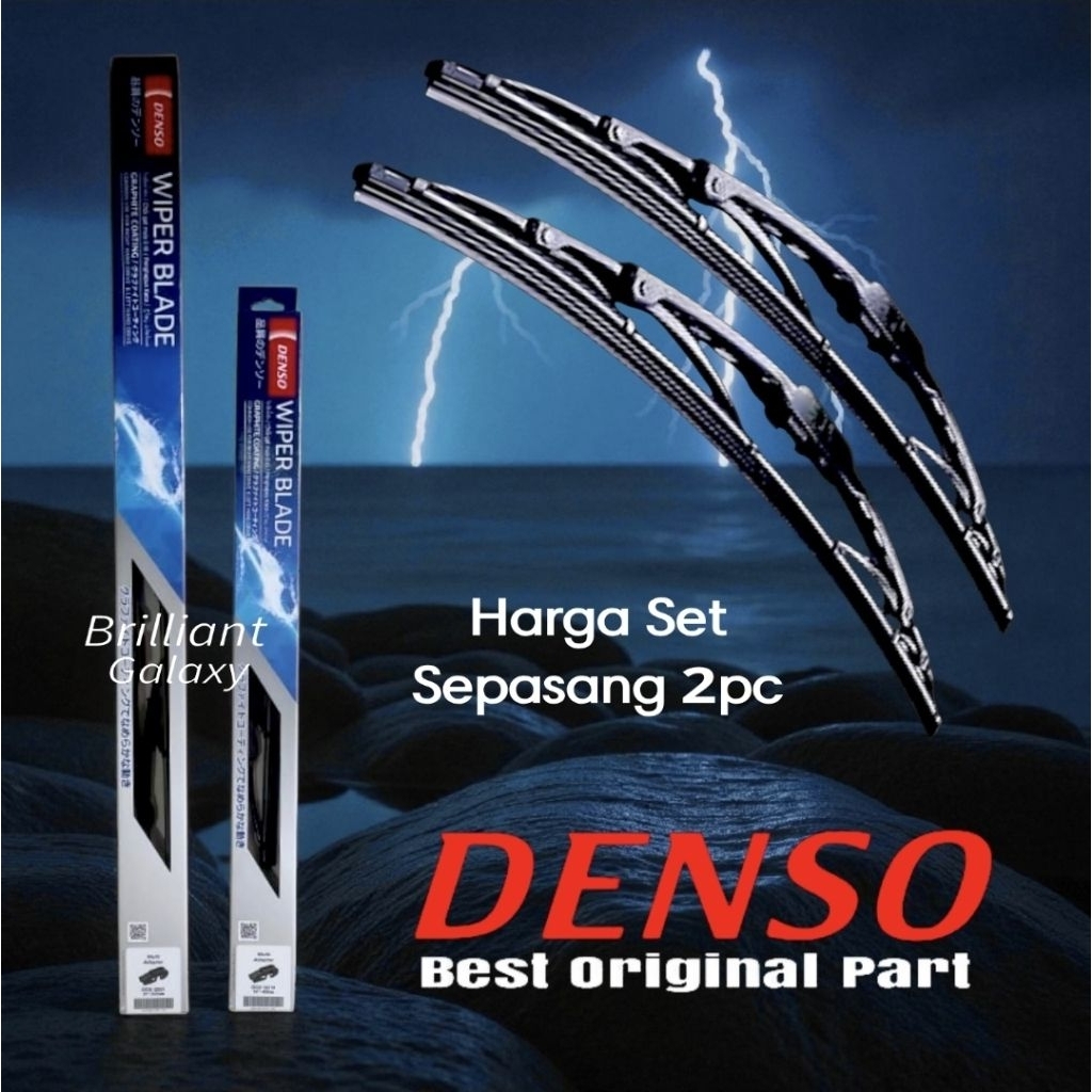 DENSO ORIGINAL For AVANZA XENIA - Wiper Depan Sepasang