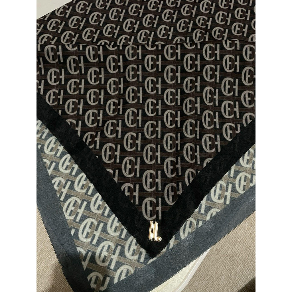 Heylocal Monogram HLC scarf || Ukuran Standar ||