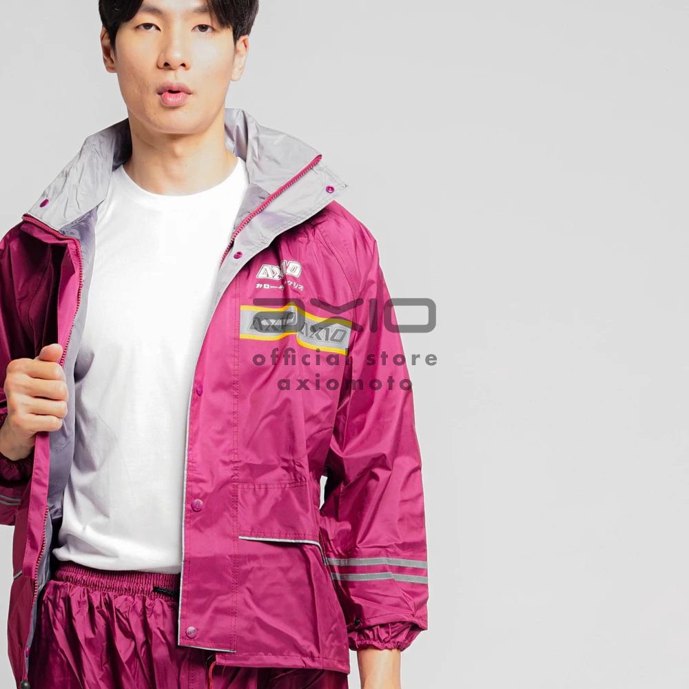 Promo Jas Hujan AXIO Europe Mantel Raincoat AX 882 ASLI 100% ORIGINAL Bahan Parasut Taslan Ukuran S