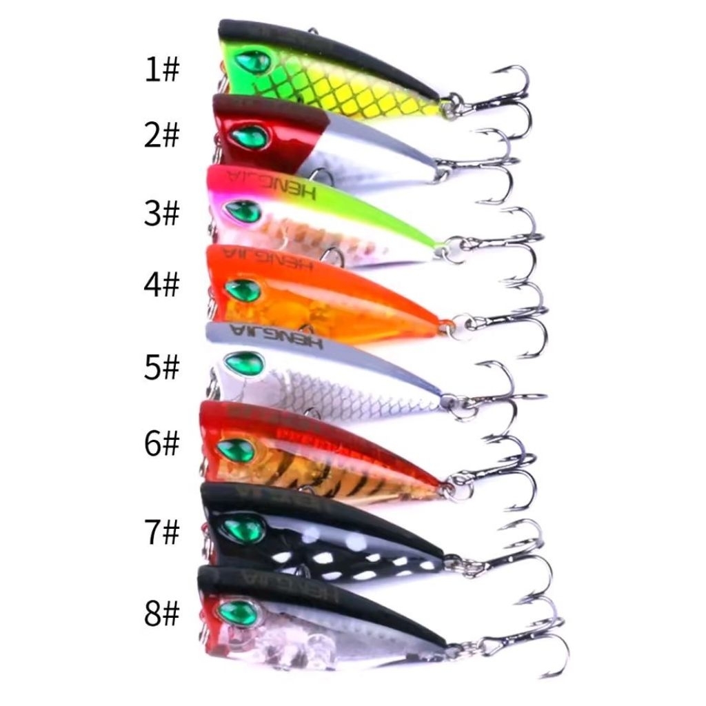 UMPAN PANCING LURE CASTING POPPER MINI HJ4 3GR GOMOKU ULTRALIGHT