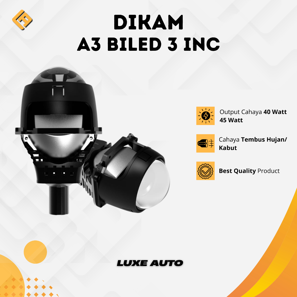 BILED Projector 3 inch DIKAM A3 40 Watt
