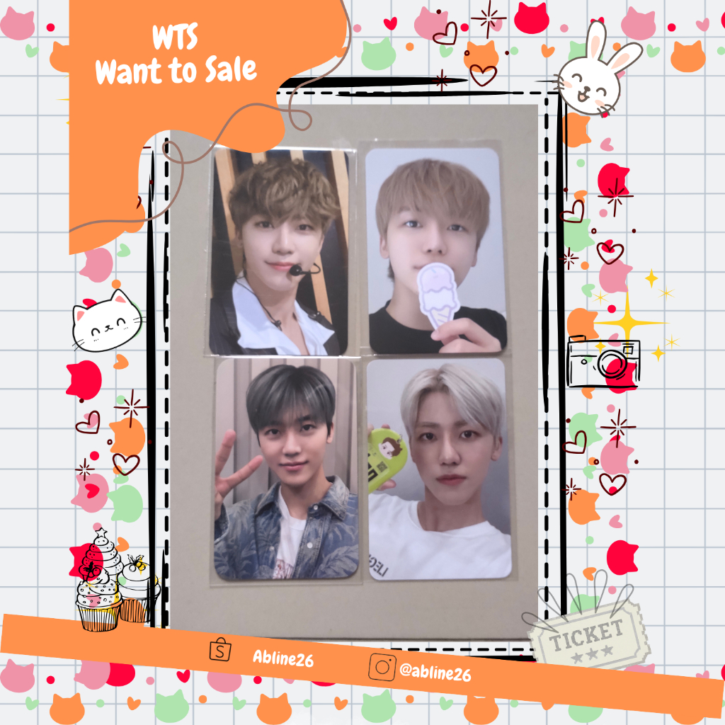 PC Official Jaemin Sanrio X Pajama, Sanrio Holder Keyring, Ever SMTOWN Photo Holder,  Ever SMTOWN Ca