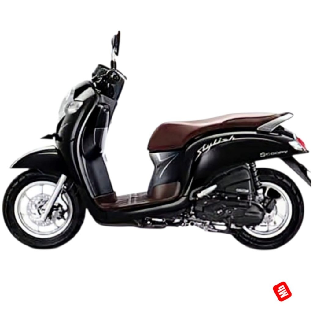 Stiker List Body Motor Honda Scoopy stylish Fi 2019 2020 Warna Matte Brown