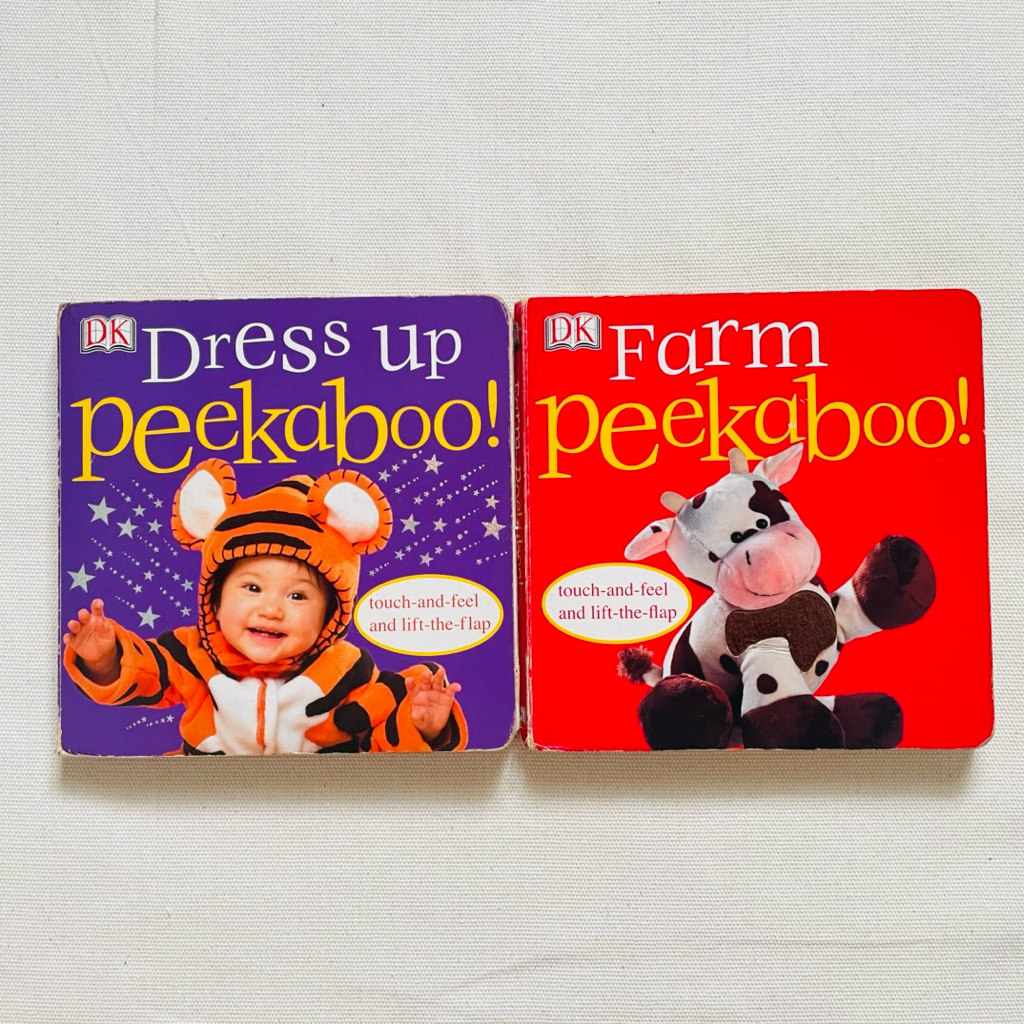 Buku Anak Preloved Boardbook Peekaboo DK