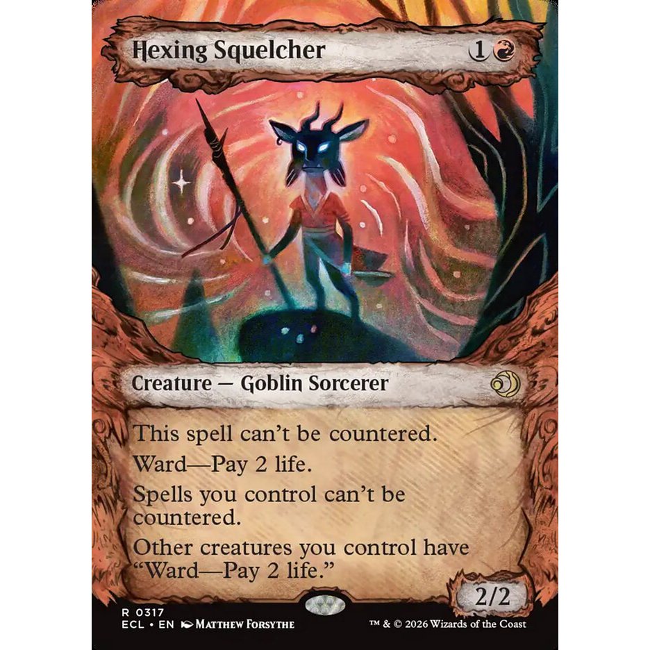 Hexing Squelcher  Lorwyn Eclipsed Variants: (0317 - Showcase)
