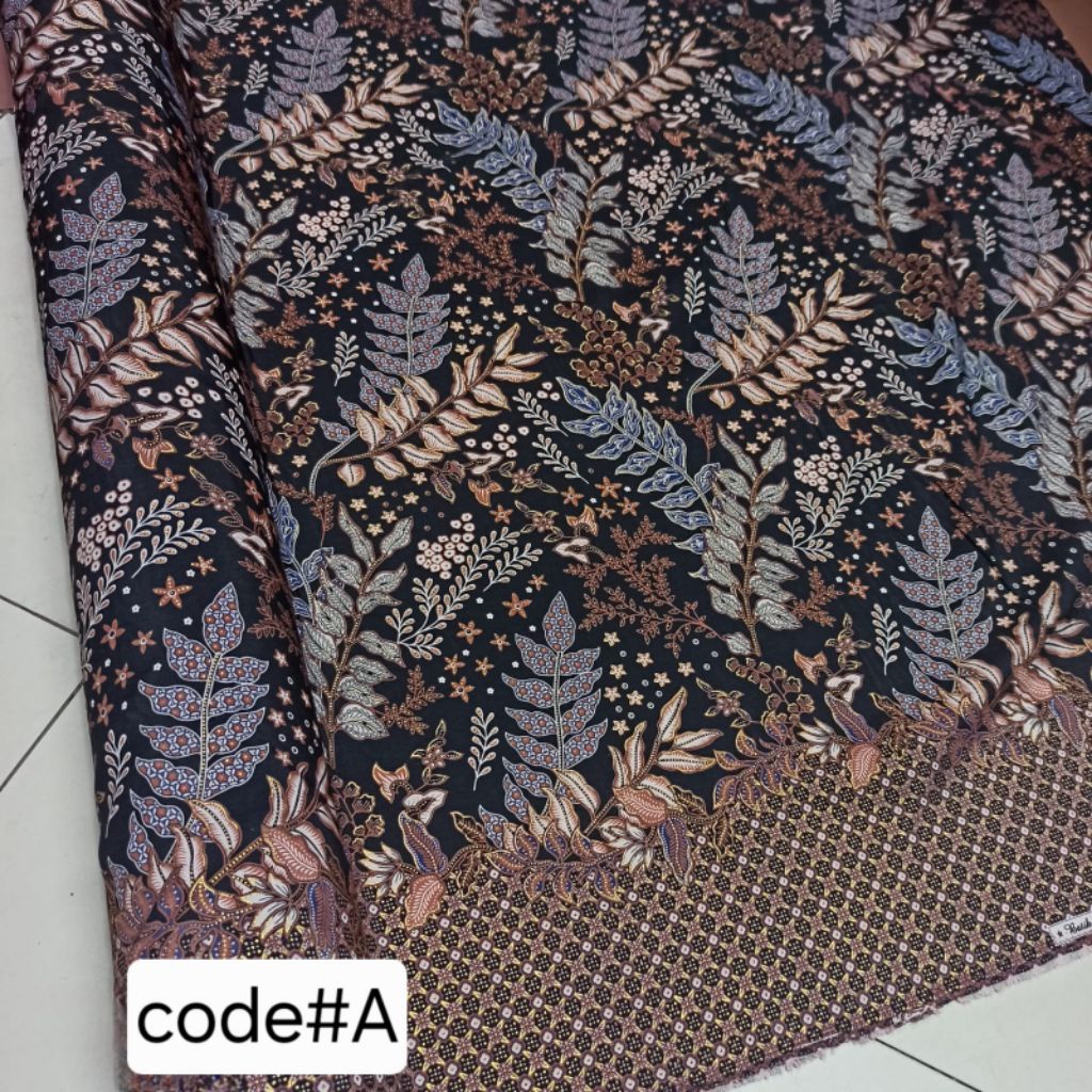 BAHAN BATIK METERAN BATIK SEMI SUTRA NEW DESIGNE