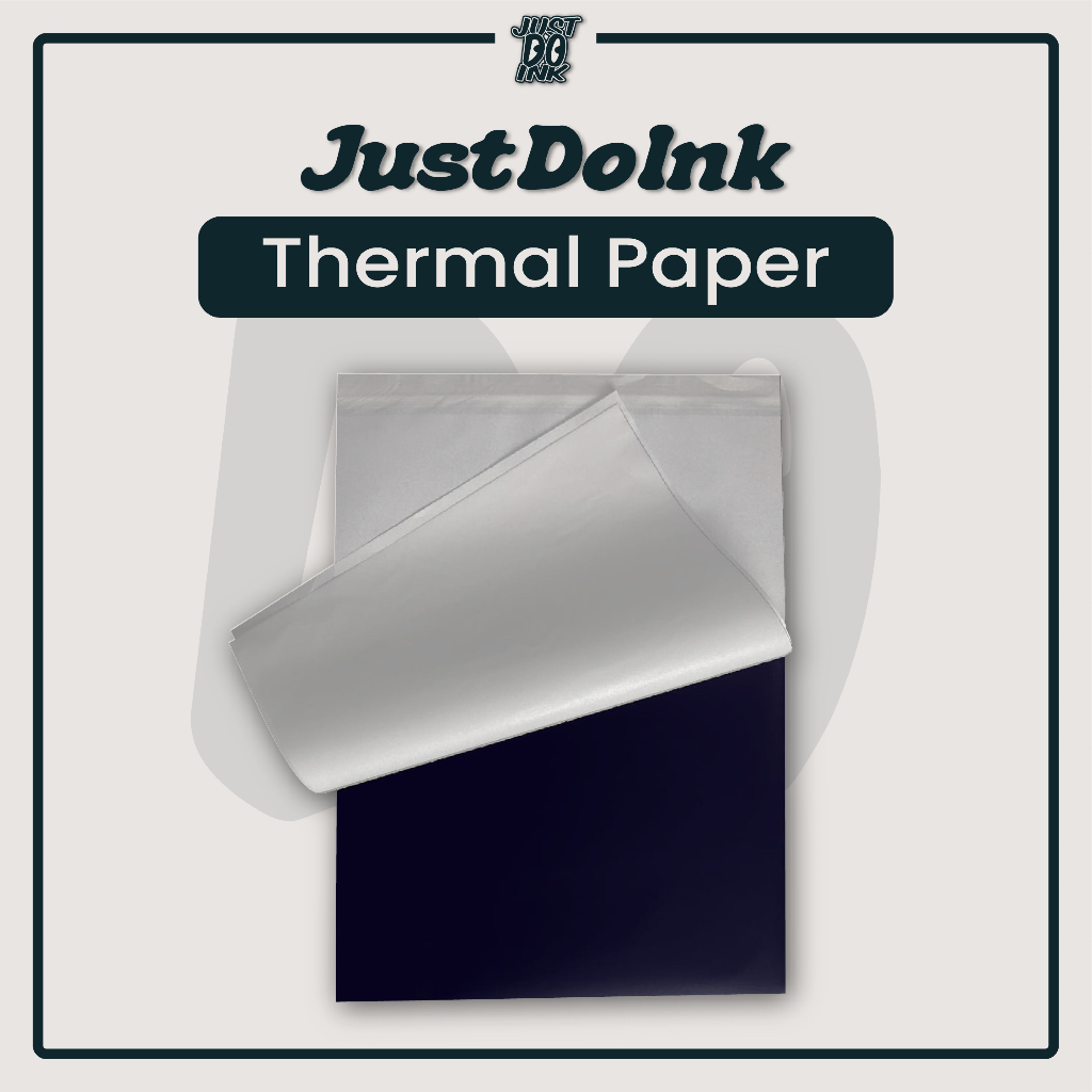 JustDoInk Thermal Paper Temporary Tattoo - Kertas Karbon Tattoo 10 pcs