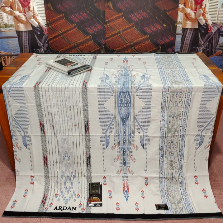 Sarung Pria Dewasa Ardan Brilliant Premium Putih sarung ardan brilliant putih cerah