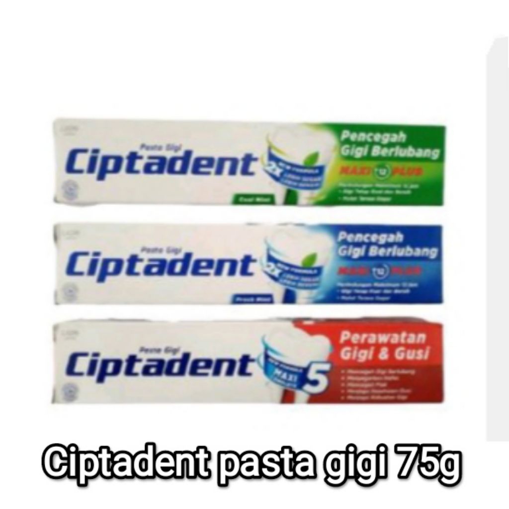 75 gr Ciptadent pasta gigi & 3pc sikat gigi ciptadent
