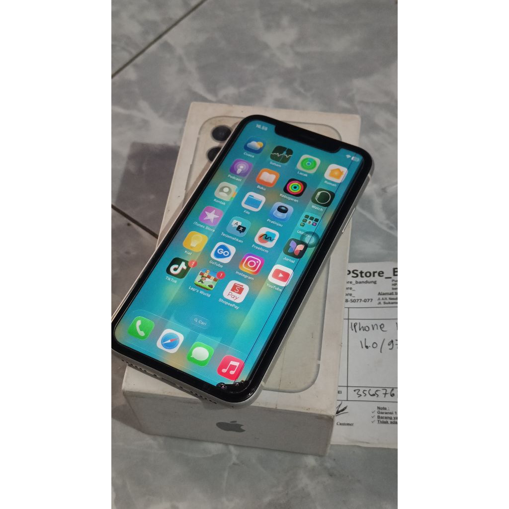 iPhone 11 64gb wifi only lengkap ex ps store