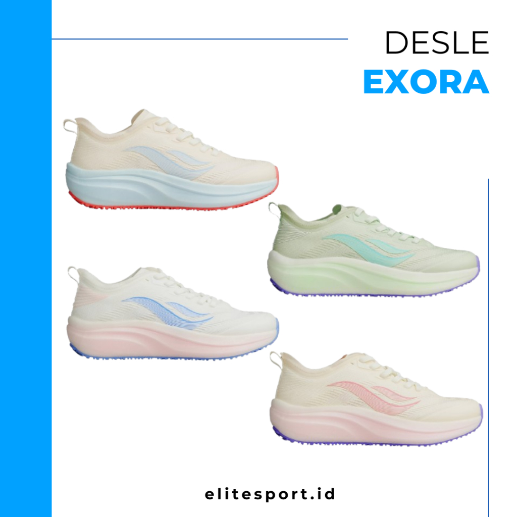SEPATU RUNNING LARI WANITA CEWEK DESLE EXORA