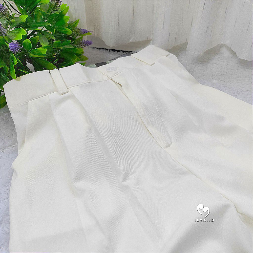PL Celana Kulot Loose Pants Putih BW size S