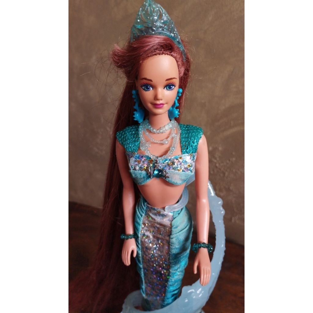 Barbie Mermaid Jewel Midge Diva long hair custom accessories
