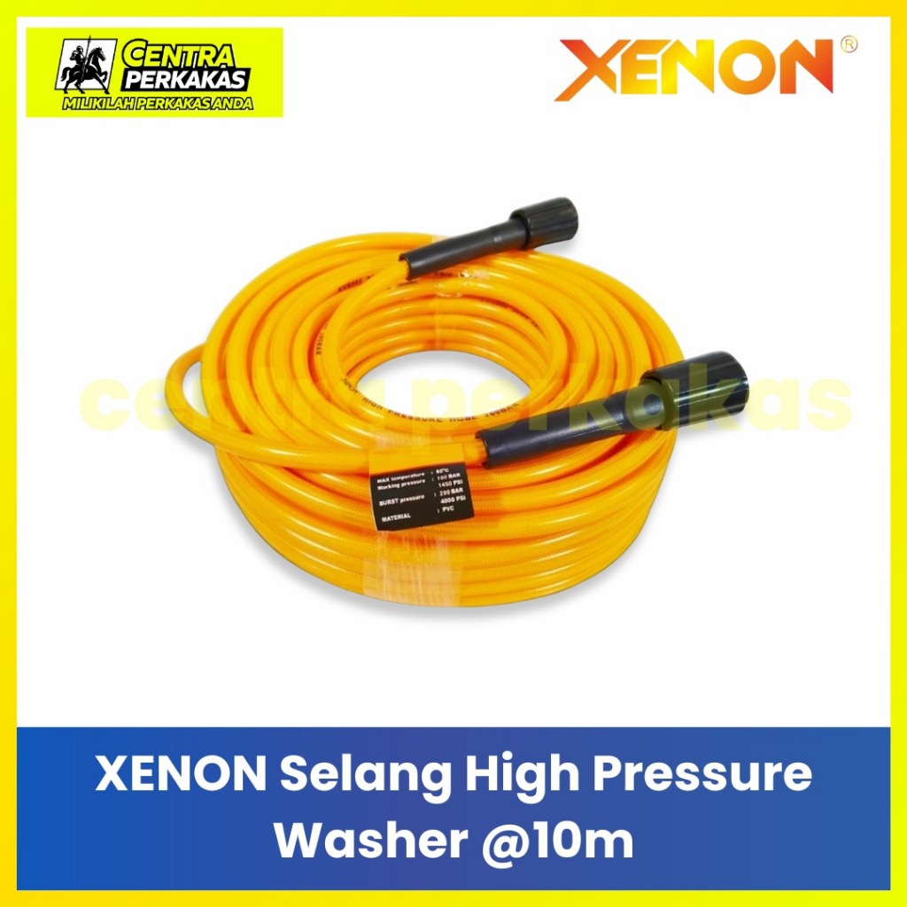 XENON Selang High Pressure 10M Meter Mesin Steam Cuci AC Tekanan Tinggi Water Hose Anti Bocor