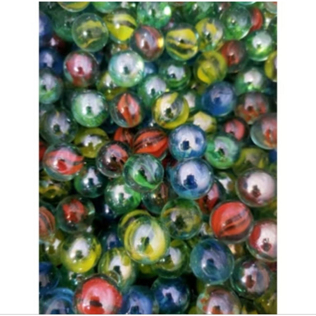 25 BIJI NEKER MACAN / NEKER BIASA/ MAINAN KELERENG 25 PCS