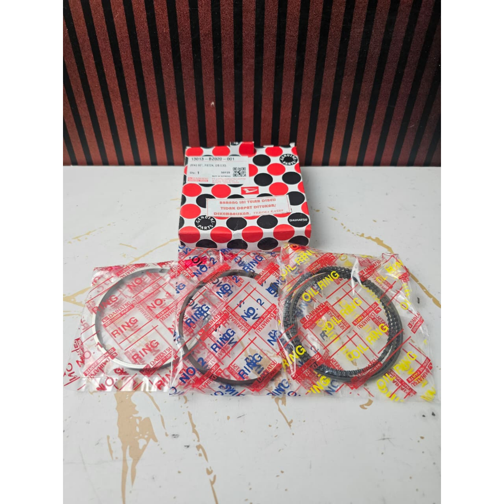 RING PISTON SEHER SEKER TERIOS GRANMAX 1.5 LUXIO 050 ASLI DAIHATSU 13013-BZ020-001
