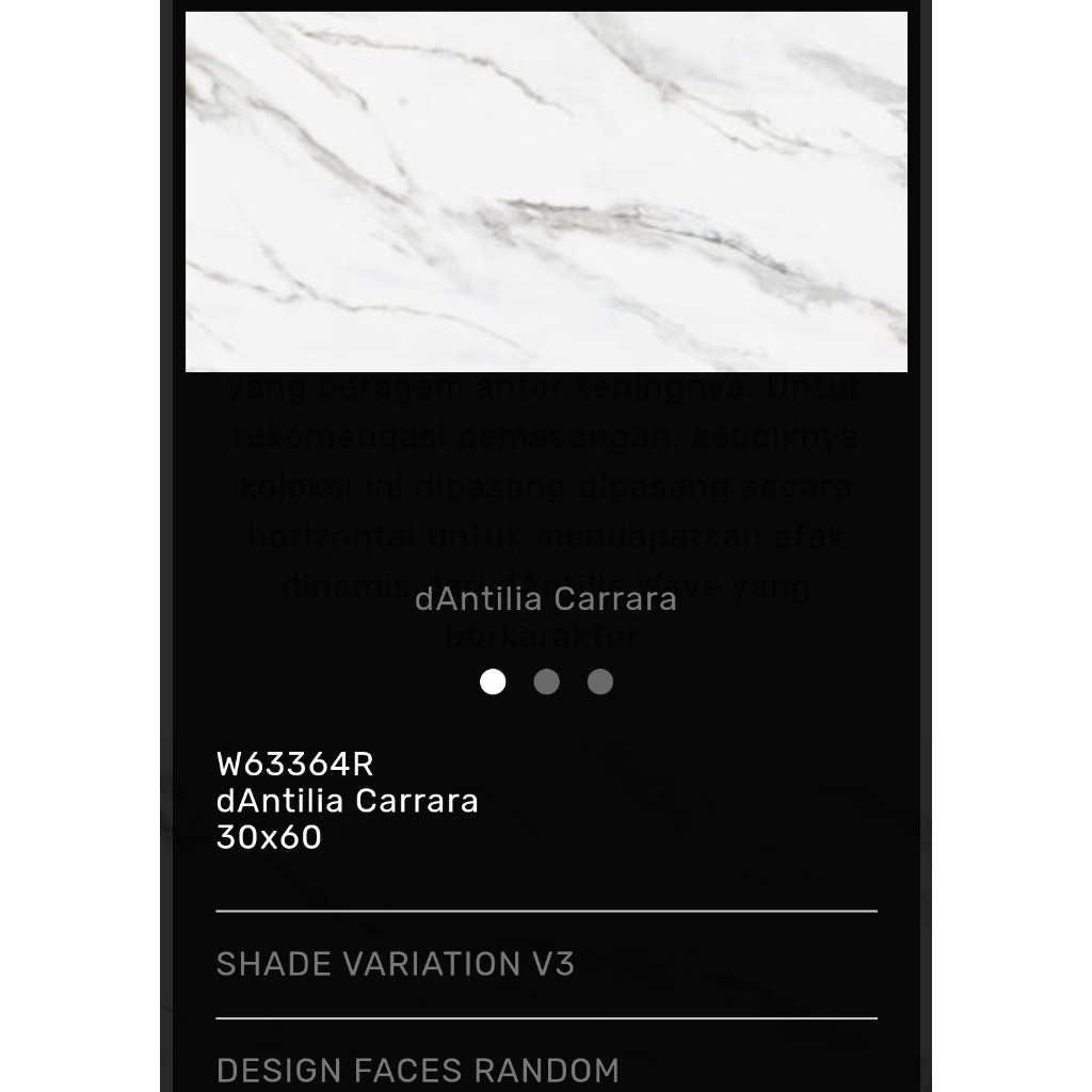 Keramik Roman 60x30 dAntilia Carrara