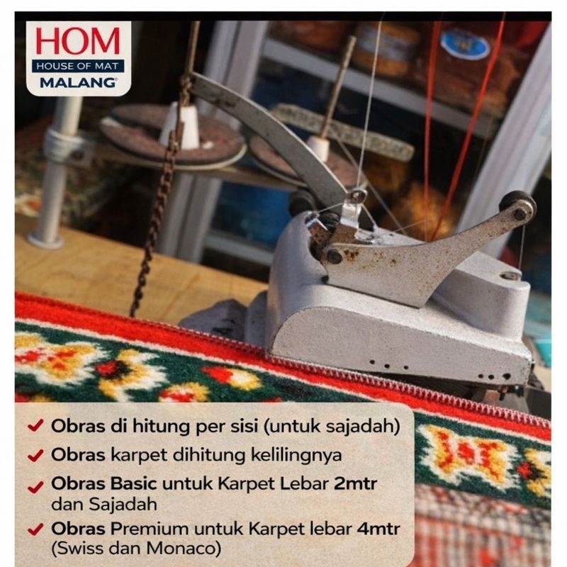 Katalog Khusus Obras  Karpet Basic dan Obras Karpet Premium