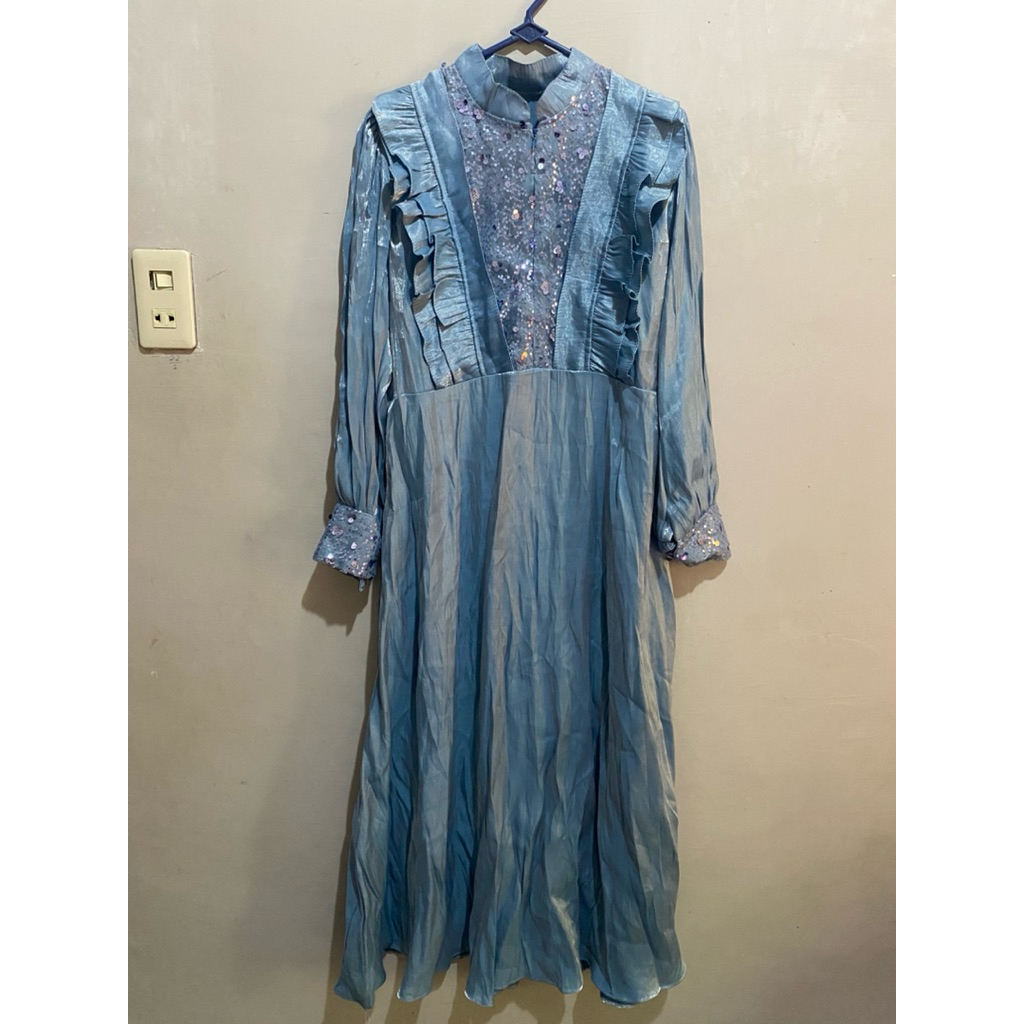 Gamis shimmer silk premium