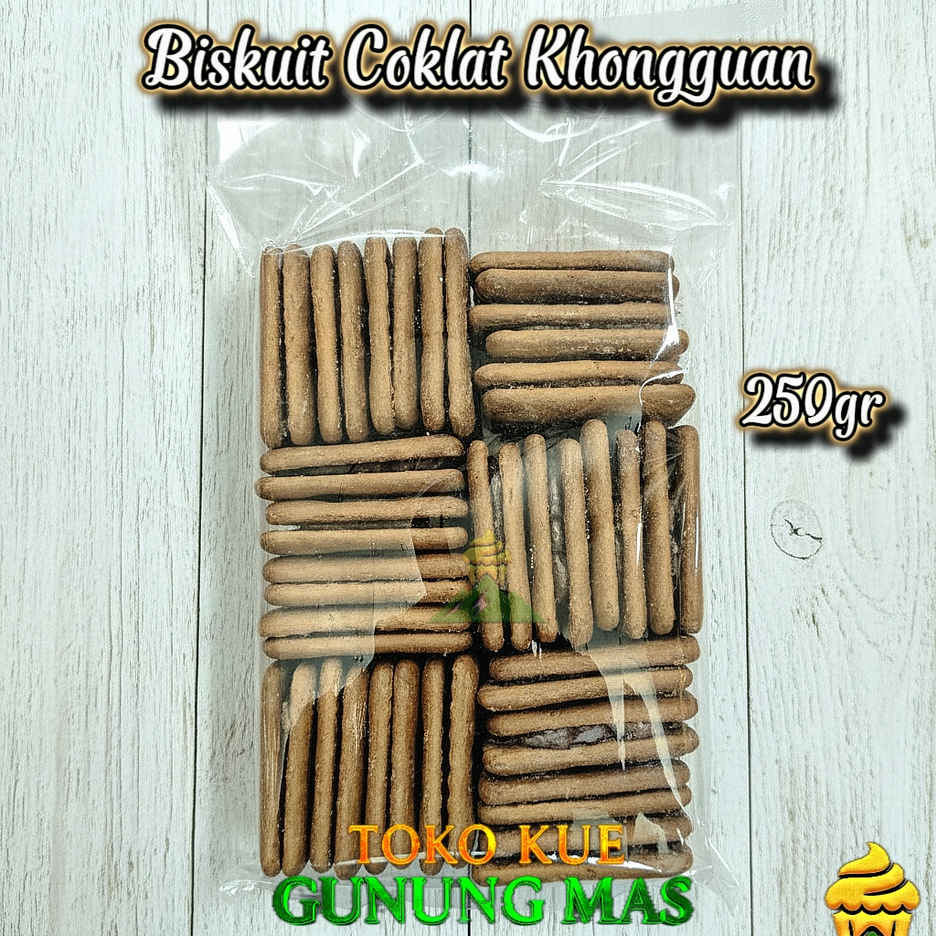 BISKUIT COKELAT KHONG GUAN 250 GR / BISKUIT COKLAT KILOAN