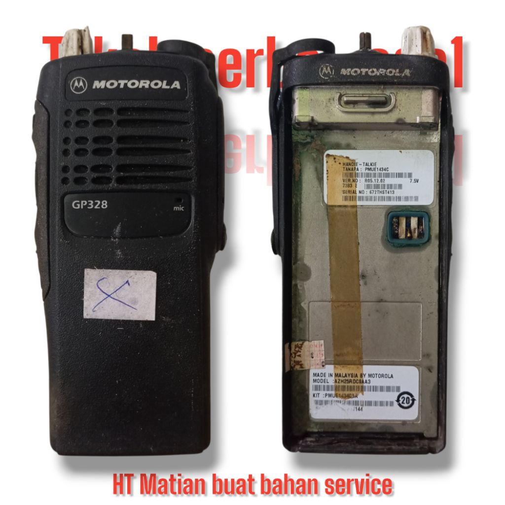 HT MOTOROLA matian GP 308 / GP 68 / GP 210 / GP328 / CP210 bahan service