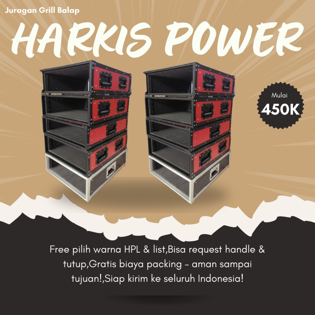 Harkis Power Amplifier 3U – Siap Sound System