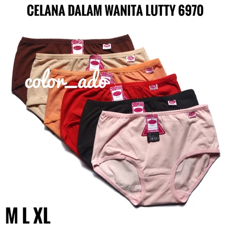 Celana Dalam Katun Wanita LUTTY 6970 CD Wanita Dewasa Katun Premium