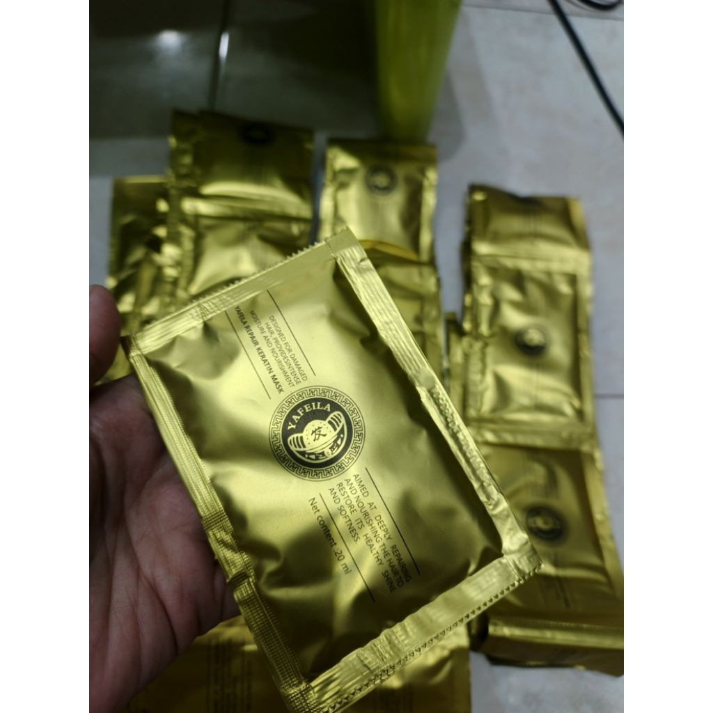 (COD) Yafeila Keratin Masker Treatment Sachet