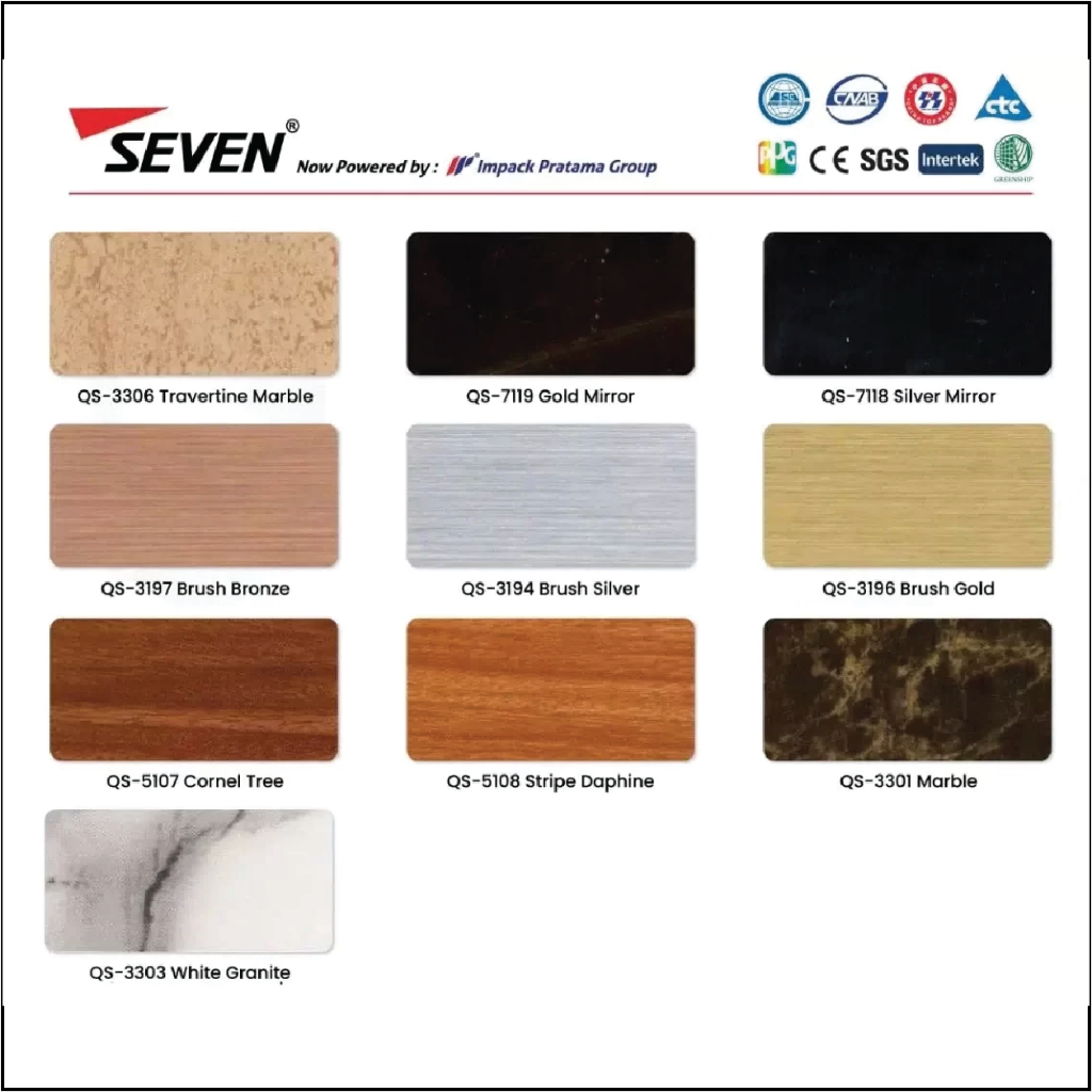 ACP SEVEN LITE 0.05 PE 3mm - Interior - Per lembar