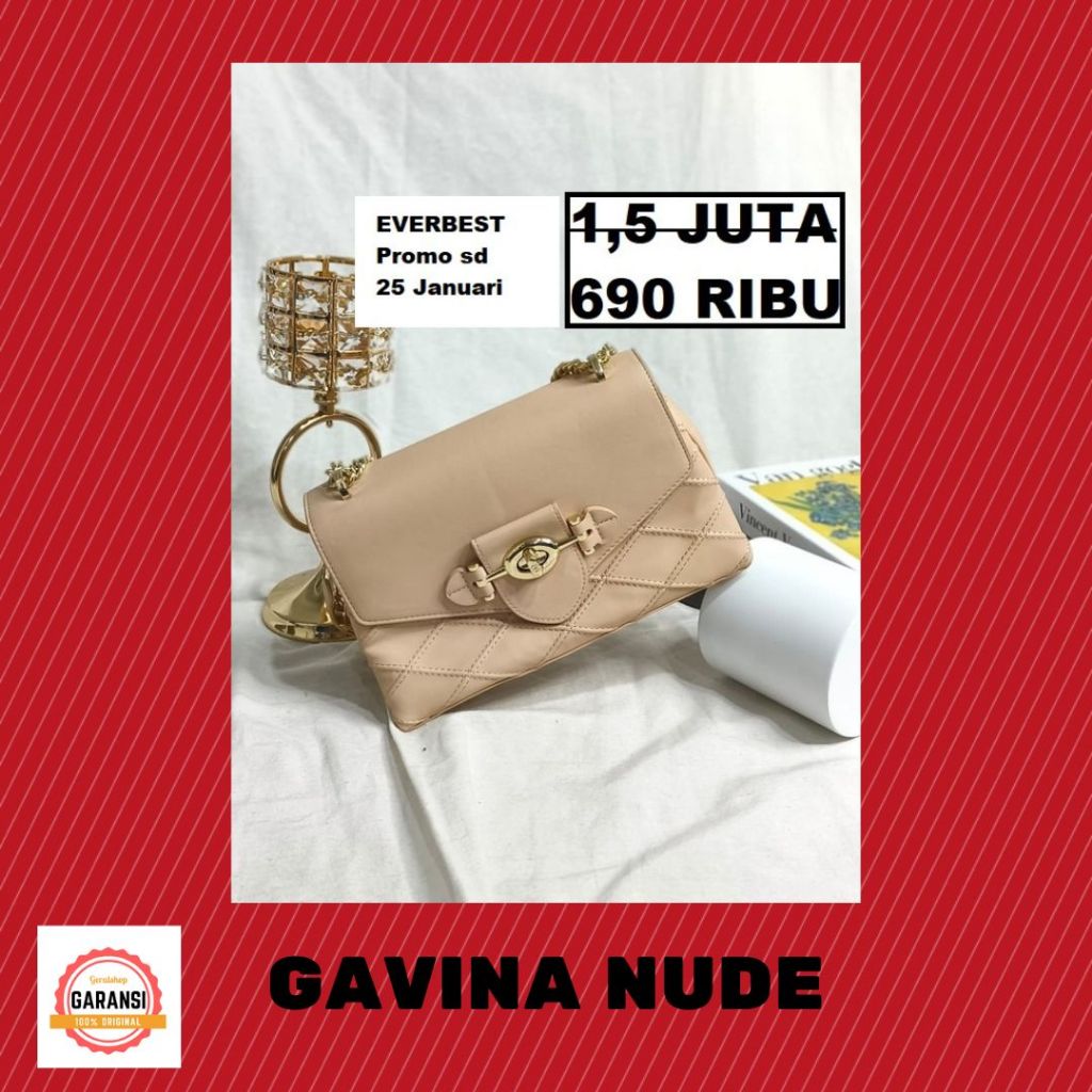 Tas selempang Wanita Everbest seri GAVINA original sale shoulder bag