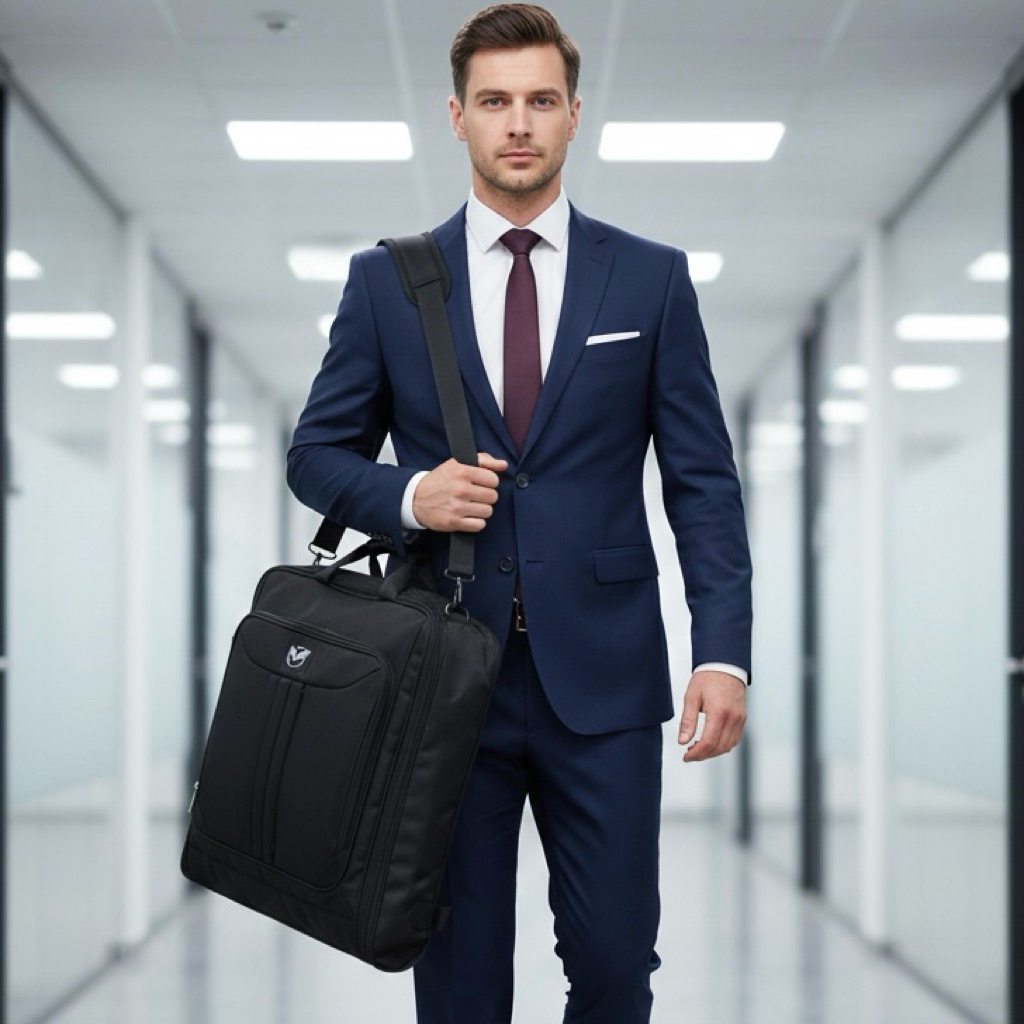 Tas Jas Pria Selempang Travel Kerja Bisnis Organizer waterproof