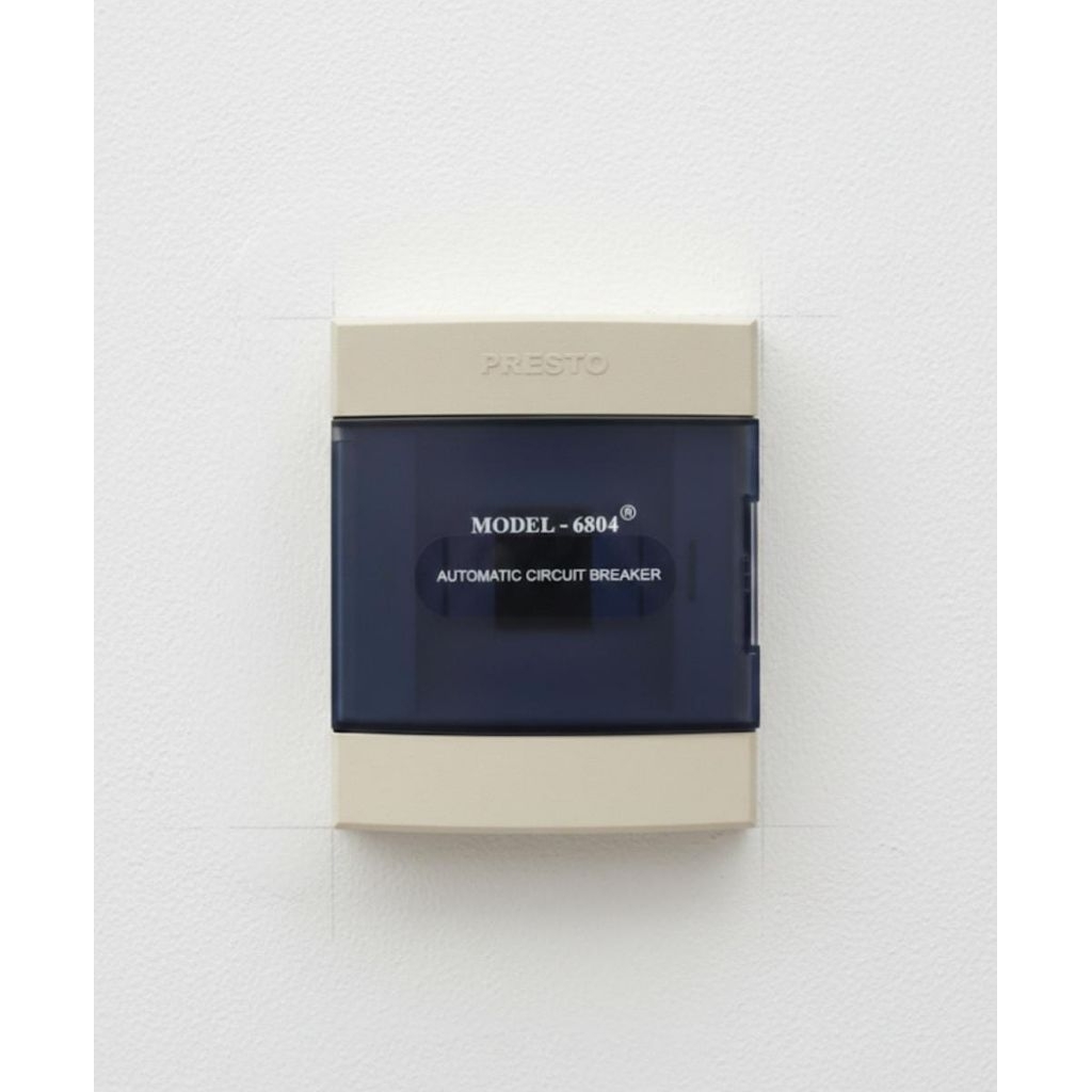 Box MCB Presto 6804 Kualitas Premium - Pelindung Sekring Listrik Desain Elegan