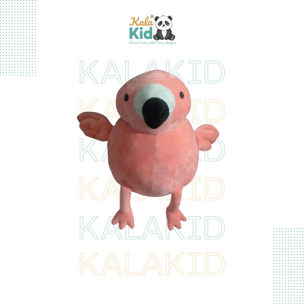TIMEZONE BONEKA FLAMINGO LUCU ORIGINAL