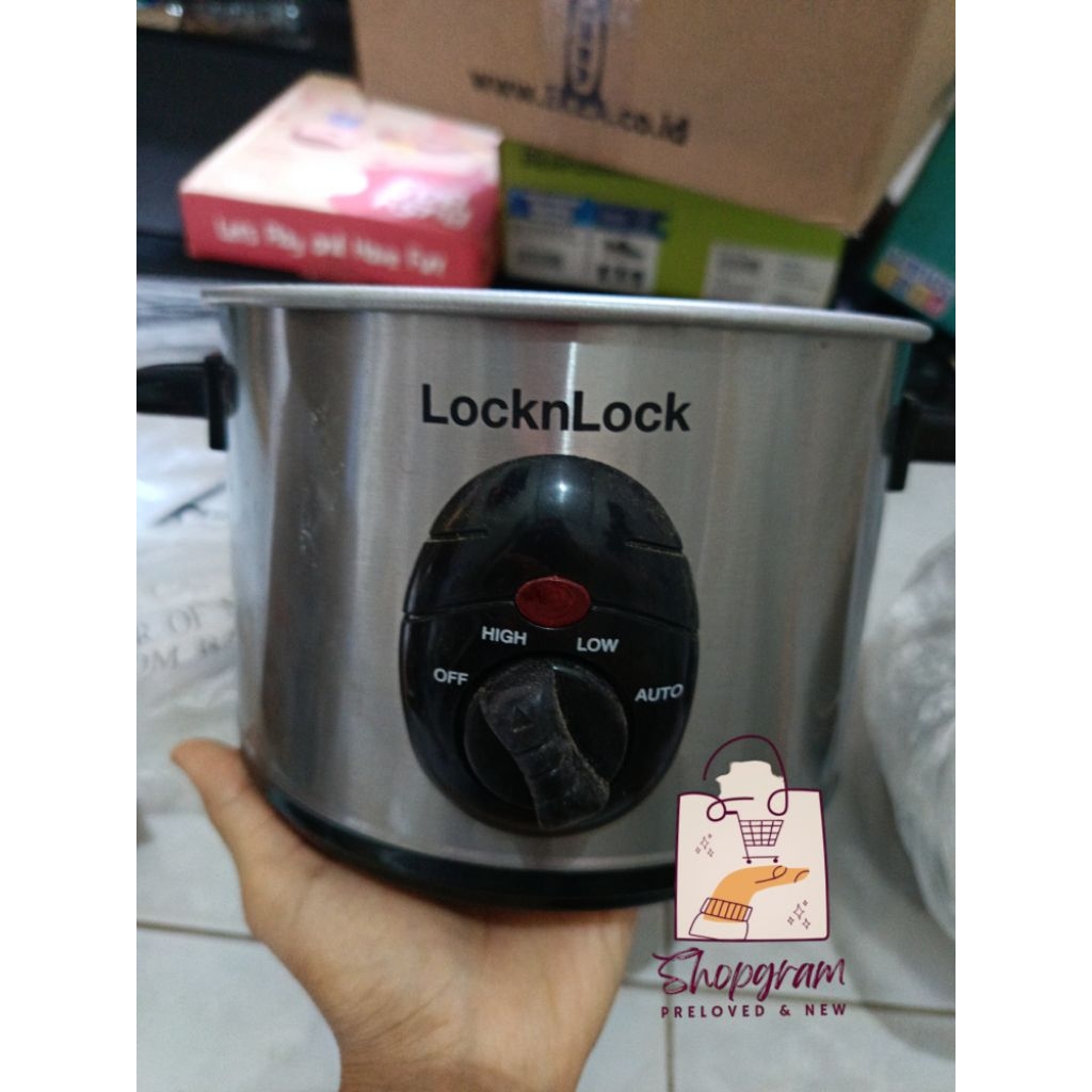 Slow Cooker Lock n Lock / Lock & Lock Preloved cocok untuk Mpasi